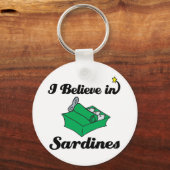 Porte-clés je crois aux sardines (Recto)