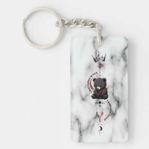 Porte-clés Je crois en moi-même Symbole B Marble Bear Trader