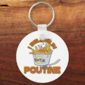 Porte-clés Je Crois En Poutine (Recto)