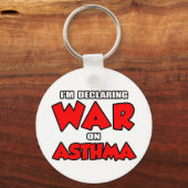 Porte-clés Je déclare la guerre à l'asthme (Recto)