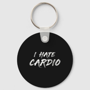 Porte-clés Je déteste Cardio Endurance Sports Fitness Bodybui