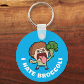 Porte-clés Je déteste le brocoli (Verso)