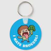 Porte-clés Je déteste le brocoli (Verso)