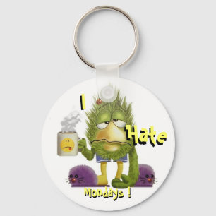 Porte-clés Je déteste le Porte - clé des lundis