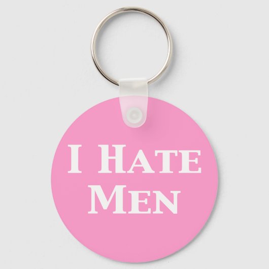 Porte-clés Je déteste les cadeaux pour hommes (Recto)