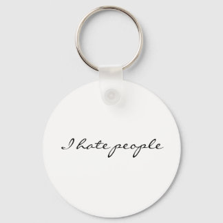 Porte-clés Je déteste les gens