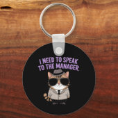 Porte-clés Je dois parler au gestionnaire Déclaration finale (Verso)