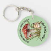 Porte-clés Je dois toucher la mousse (Devant)