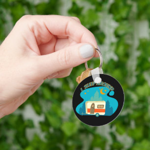 Porte-clés Je Dors Autour Du Camper Van Camper Explorer Campi