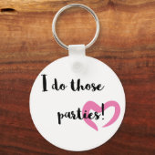 Porte-clés Je fais ces fêtes. (Recto)