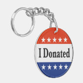 Porte-clés Je fais un don (Devant gauche)