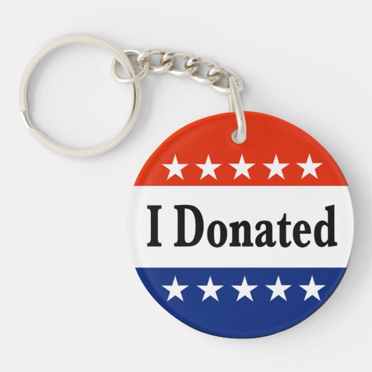 Porte-clés Je fais un don (Devant)