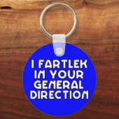 Porte-clés Je Fartlek Dans Votre Direction Générale (Recto)