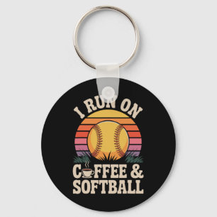 Porte-clés Je fonctionne au café et au softball