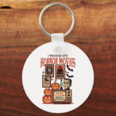 Porte-clés Je Freaking Love Horror Movies (Recto)
