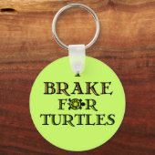 Porte-clés Je freine pour tortues 1 Porte - clé (Recto)