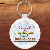 Porte-clés Je Garde Tout Mon Père Plaisanter Dans Un Papa-A-B (Recto)