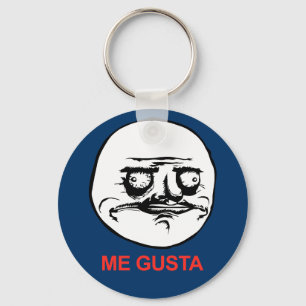 Porte-clés Je Gusta fait face à Meme