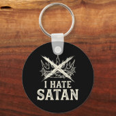Porte-clés Je hais Satan (Recto)
