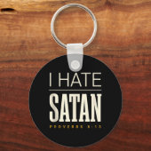 Porte-clés Je hais Satan (Recto)