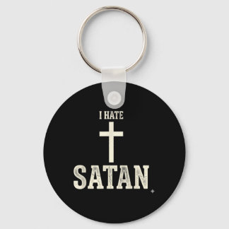 Porte-clés Je hais Satan