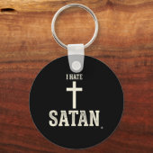 Porte-clés Je hais Satan (Recto)