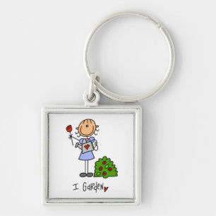 Porte-clés Je Jardine Tshirts et Cadeaux