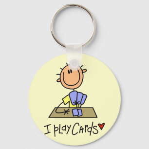 Porte-clés Je Joue Aux Cartes Tshirts et Cadeaux