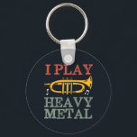Porte-clés Je Joue Lourd Metal Funny Trumpet Player Musique P<br><div class="desc">Conception amusante de trompette pour ceux qui jouent de l'instrument de musique en laiton dans un groupe de musique, orchestre ou performance musicale. Cool vintage retro Merchandises pour amoureux de musique jazz pour musicien et membre du groupe de marche. Parfait pour les professeurs de musique, les fans d'orchestre et ceux...</div>