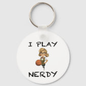 Porte-clés Je joue Nerdy (Verso)