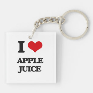 Porte-clés Je jus de pomme d'amour