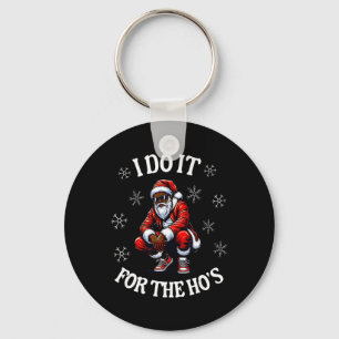 Porte-clés Je le fais pour les Hos Noël afro-américain Afr
