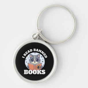 Porte-clés Je lis des livres interdits