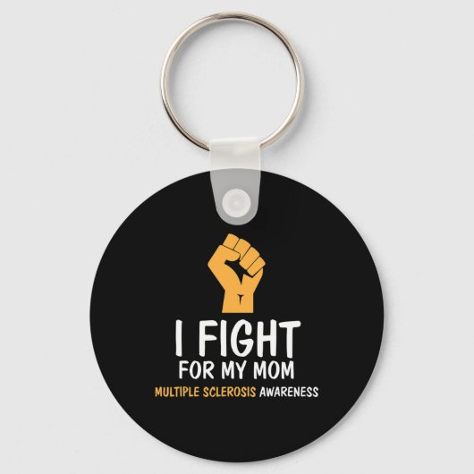 Porte-clés Je Lutte Pour Ma Mère Ms Awareness (Recto)