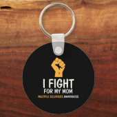 Porte-clés Je Lutte Pour Ma Mère Ms Awareness (Recto)