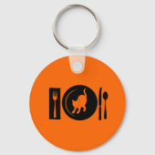 Porte-clés Je mange... (Recto)