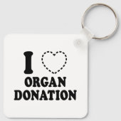 PORTE-CLÉS JE {MANQUE LE COEUR} DON D'ORGE (Dos)