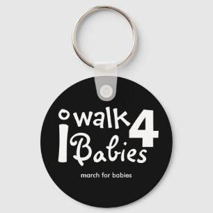 Porte-clés je marche pour le porte - clé de bébés