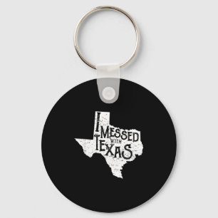 Porte-clés Je me suis mêlé du Texas, ne vous mêlez pas de ce