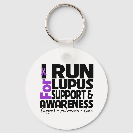 Porte-clés Je Me Suis Présenté À Lupus Awareness (Recto)