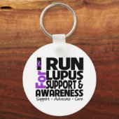 Porte-clés Je Me Suis Présenté À Lupus Awareness (Recto)