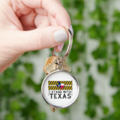Porte-clés Je Me Trouve Avec Le Texas (main)
