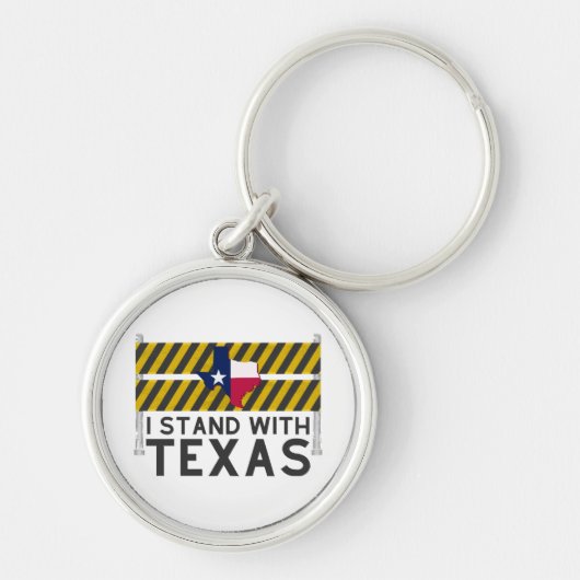 Porte-clés Je Me Trouve Avec Le Texas (Devant)