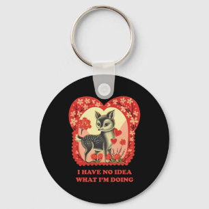 Porte-clés Je n'ai aucune idée de ce que je fais Sticker