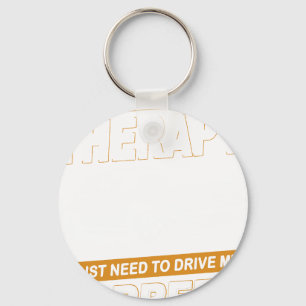 Porte-clés JE N'AI PAS BESOIN DE THÉRAPIE Porsche Carrera 198