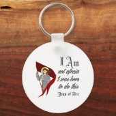 Porte-clés Je n'ai pas peur - Jeanne d'Arc (Recto)