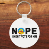 PORTE-CLÉS JE N'AI PAS VOTÉ POUR LUI (Recto)