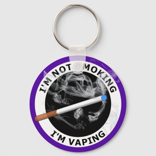 PORTE-CLÉS JE NE FUME PAS JE VAPE (Recto)