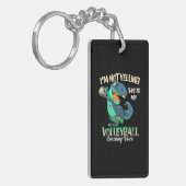 Porte-clés Je ne hurle pas que c'est ma voix d'entraîneur de (Devant gauche)