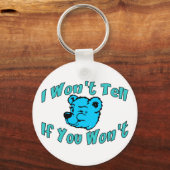 Porte-clés Je ne le dirai pas (Recto)